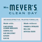 Mrs. Meyer's Clean Day Liquid Hand Soap, Rain Water Scent, 12.5 Ounce Bottle - Image 3