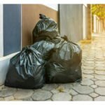 33 Gallon Trash Bags (100 Count), Garbage Bags 30-32 Gallon, High Density Bags with Tying Ropes - Image 3