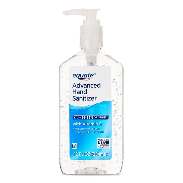 Equate-Moisturizing-Hand-Sanitizer-12-oz_5db8b926-00a0-45ba-bb18-60992552dc42.e5045ccdc7ccc22642e7d86bc7eb42ac Equate Moisturizing Hand Sanitizer, 12 oz - Image 1