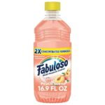 Fabuloso Multi-Purpose Cleaner, 2X Concentrated Formula, Floor Cleaner, Peach Scent, 16.9 fl oz