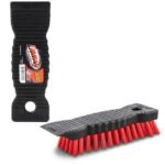 Libman High Power Scrub Brush 7.5-inch Long Red Fibers and Black Handle