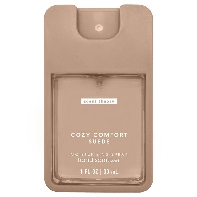 Scent-Theory-Hand-Sanitizer-Spray-Cozy-Comfort-Suede-1-fl-oz_4ca2e462-797d-4cb4-8316-fe86ce4fd7fb.928a41bc6ebeacb75e15251eea6fbd07 Scent Theory Hand Sanitizer Spray, Cozy Comfort Suede, 1 fl oz - Image 1