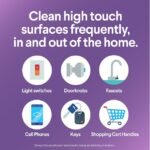 Clorox Scentiva Disinfecting Wipes Lavender and Jasmine Scent 75 Wipes/Container 6/Carton (60040CT) - Image 4